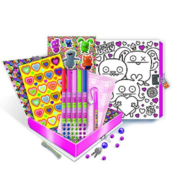 Ugly Dolls Craft Kit Kids Keepsake Box Kit for Art or Storage with Lock - Picture 2 of 9